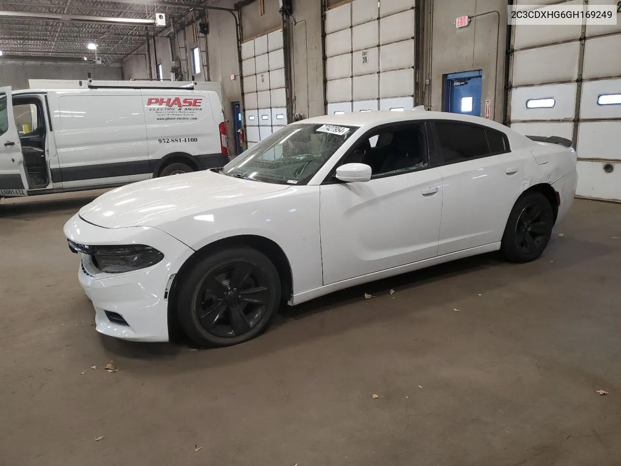 2016 Dodge Charger Sxt VIN: 2C3CDXHG6GH169249 Lot: 77427954