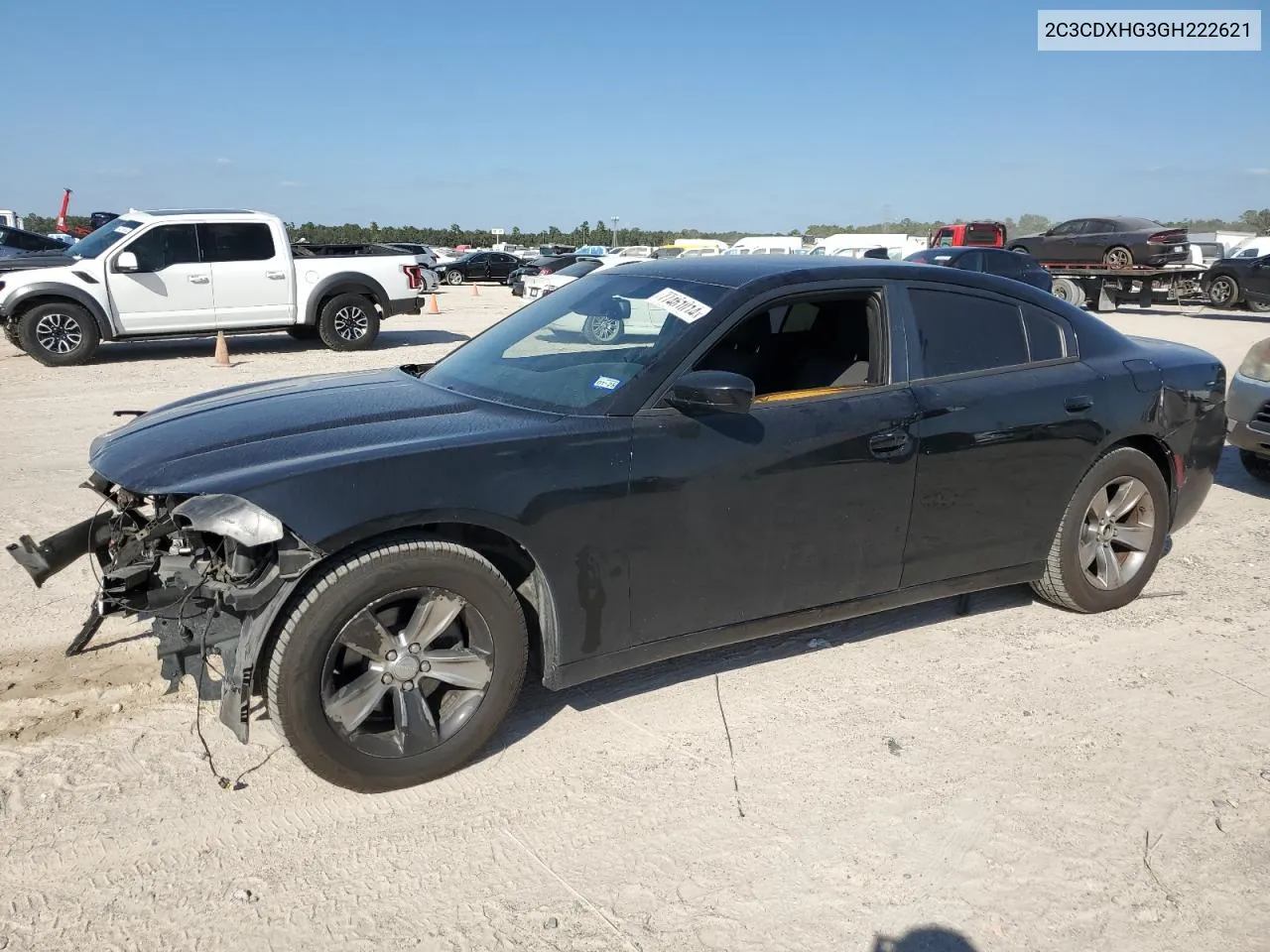 2016 Dodge Charger Sxt VIN: 2C3CDXHG3GH222621 Lot: 77461014