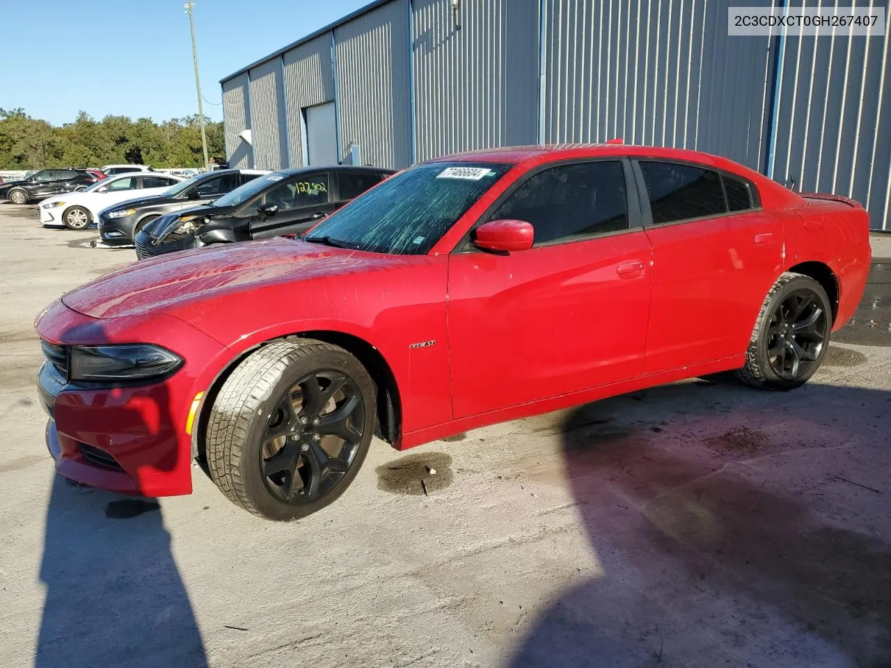 2016 Dodge Charger R/T VIN: 2C3CDXCT0GH267407 Lot: 77466604