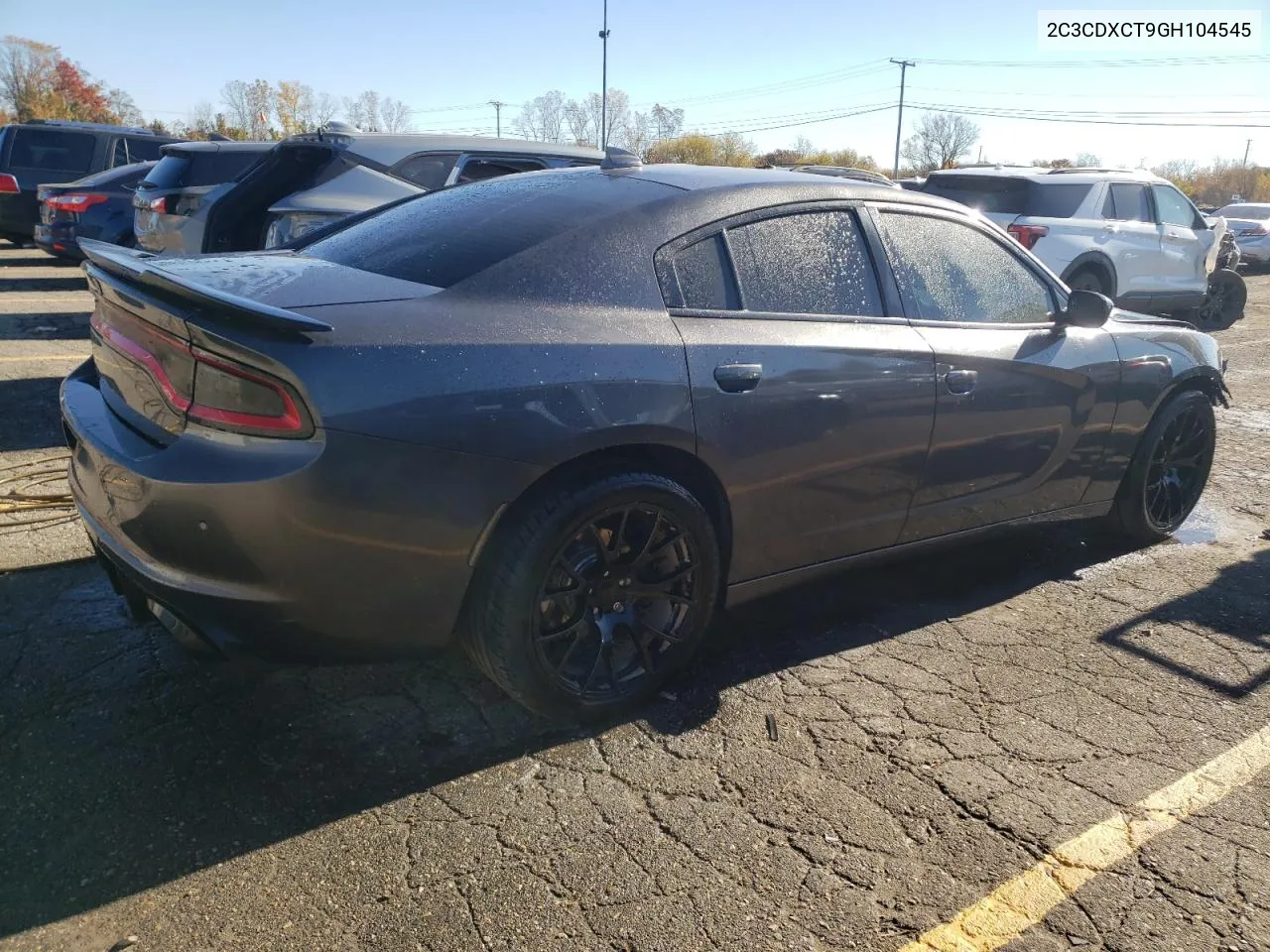 2016 Dodge Charger R/T VIN: 2C3CDXCT9GH104545 Lot: 77557124