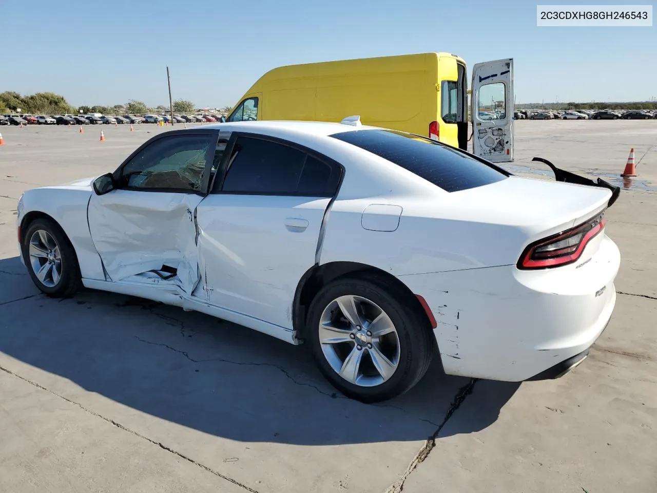 2016 Dodge Charger Sxt VIN: 2C3CDXHG8GH246543 Lot: 77672984