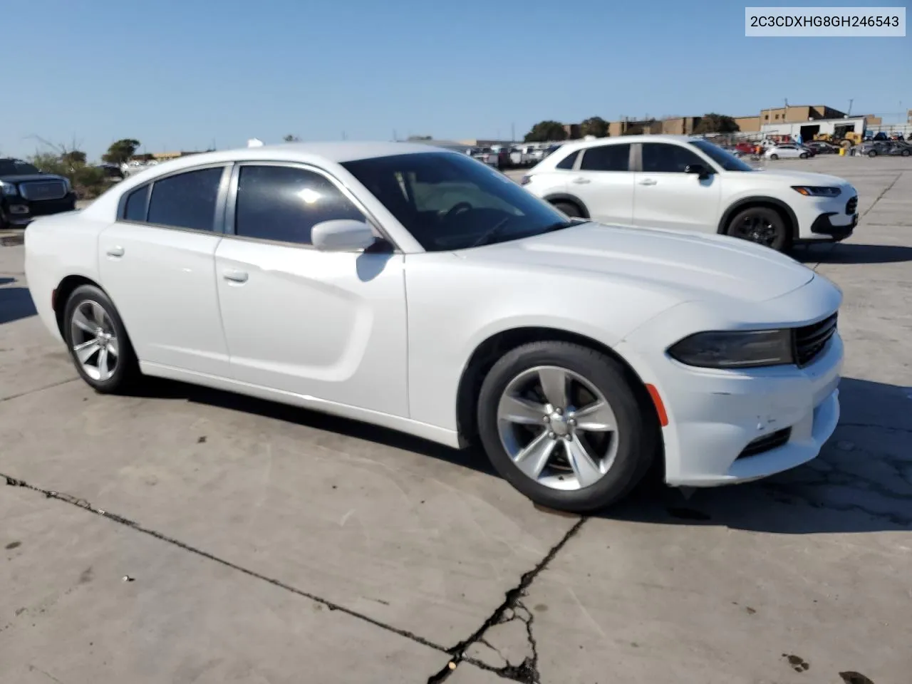 2016 Dodge Charger Sxt VIN: 2C3CDXHG8GH246543 Lot: 77672984