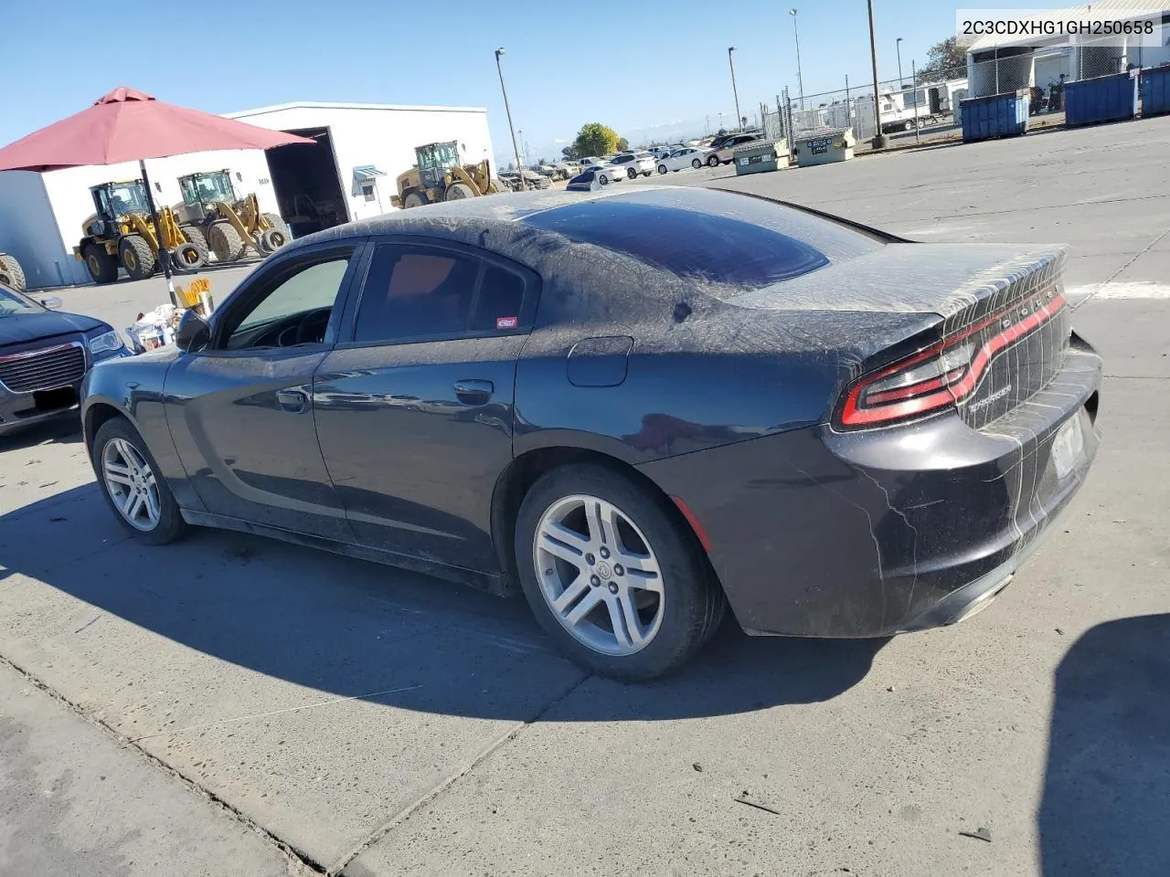 2016 Dodge Charger Sxt VIN: 2C3CDXHG1GH250658 Lot: 77929594