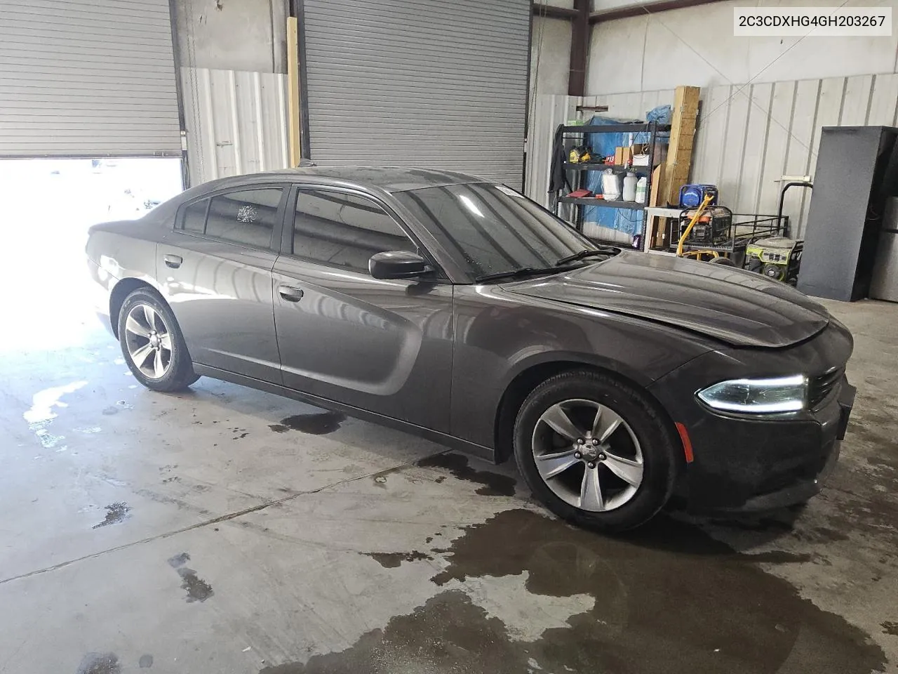 2016 Dodge Charger Sxt VIN: 2C3CDXHG4GH203267 Lot: 78128724