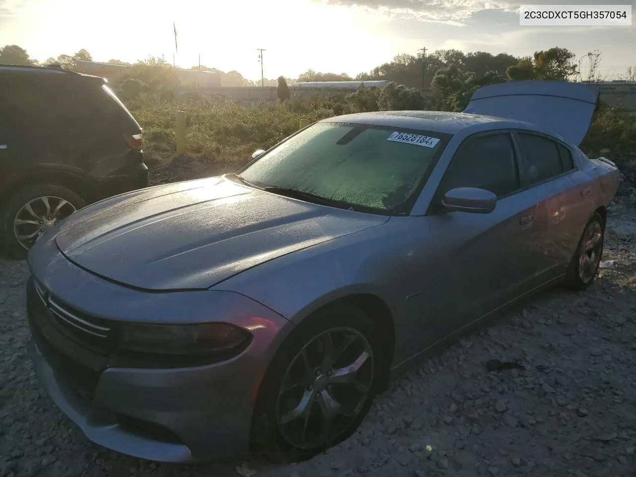 2016 Dodge Charger R/T VIN: 2C3CDXCT5GH357054 Lot: 78528184