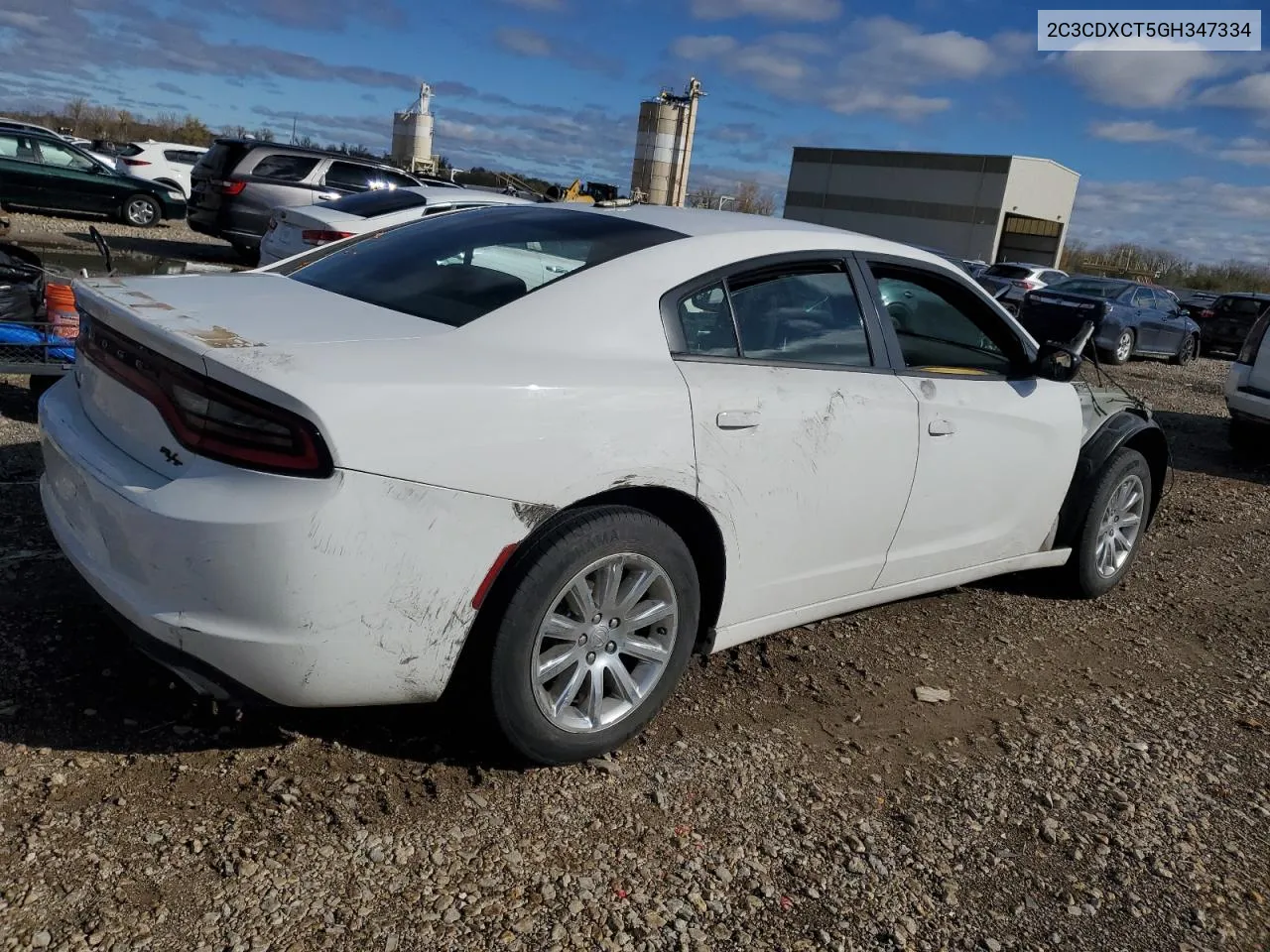 2016 Dodge Charger R/T VIN: 2C3CDXCT5GH347334 Lot: 78722974