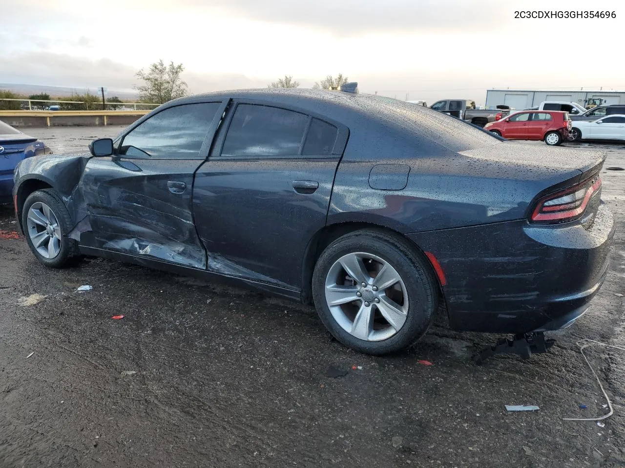 2016 Dodge Charger Sxt VIN: 2C3CDXHG3GH354696 Lot: 79026664