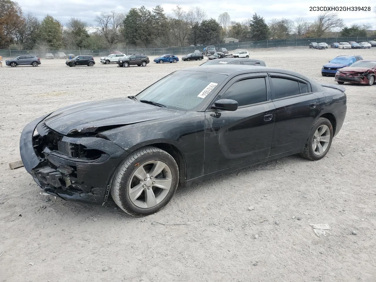 2016 Dodge Charger Sxt VIN: 2C3CDXHG2GH339428 Lot: 79101864