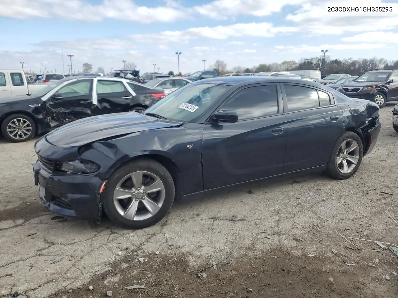 2016 Dodge Charger Sxt VIN: 2C3CDXHG1GH355295 Lot: 79184344