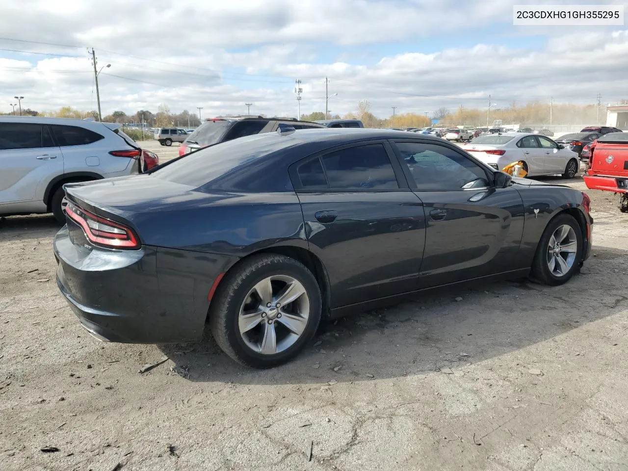 2016 Dodge Charger Sxt VIN: 2C3CDXHG1GH355295 Lot: 79184344