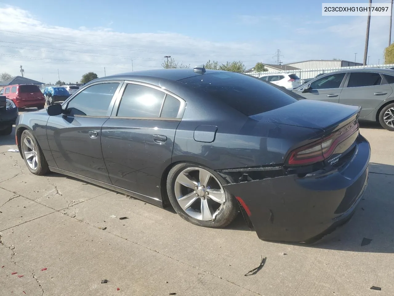 2016 Dodge Charger Sxt VIN: 2C3CDXHG1GH174097 Lot: 79399874