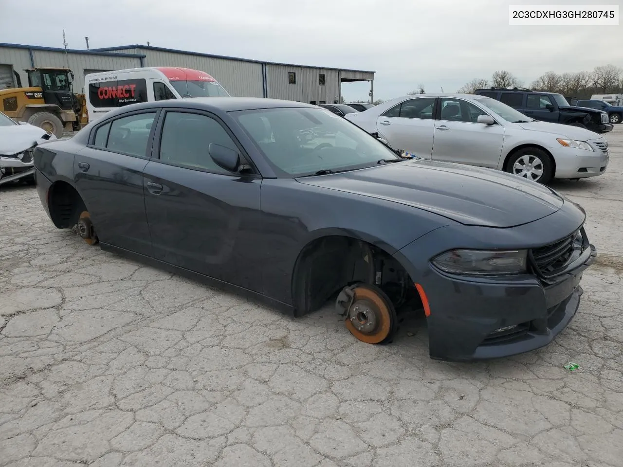 2016 Dodge Charger Sxt VIN: 2C3CDXHG3GH280745 Lot: 79860404