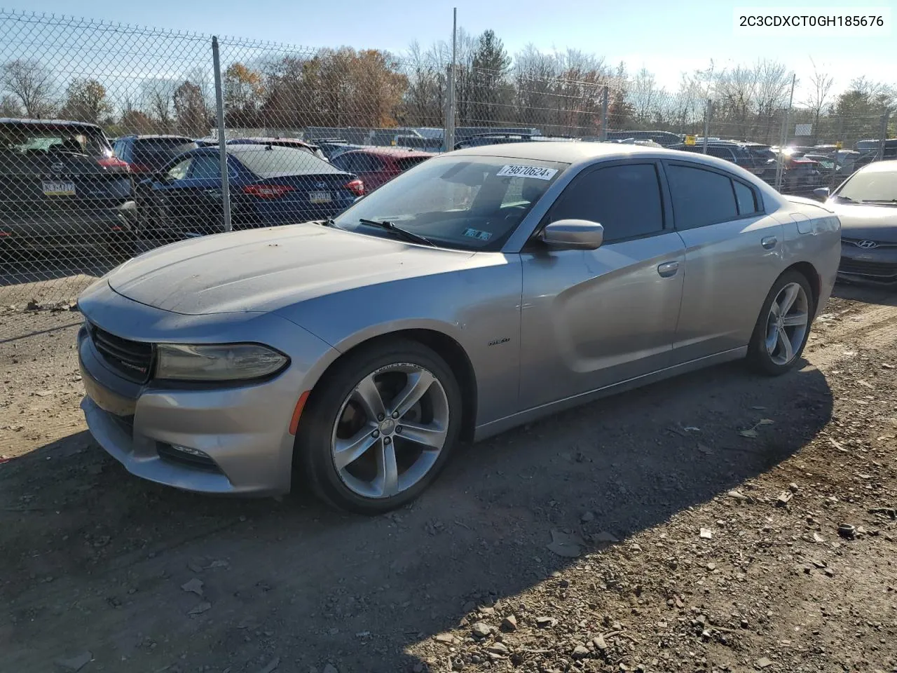 2016 Dodge Charger R/T VIN: 2C3CDXCT0GH185676 Lot: 79870624