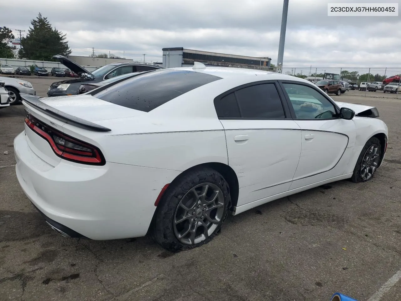 2017 Dodge Charger Sxt VIN: 2C3CDXJG7HH600452 Lot: 51801664