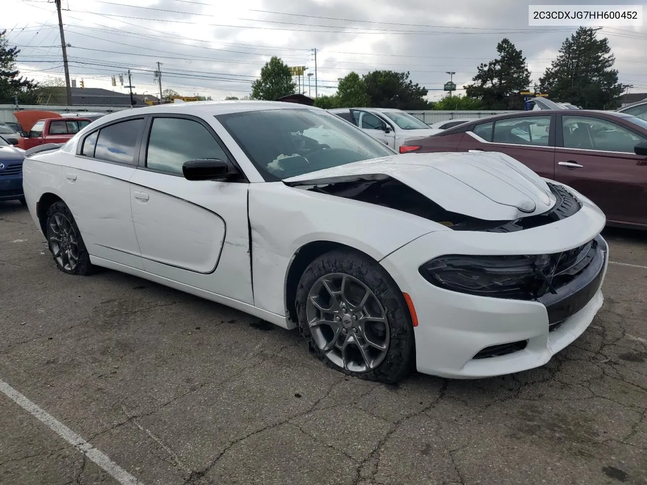 2017 Dodge Charger Sxt VIN: 2C3CDXJG7HH600452 Lot: 51801664