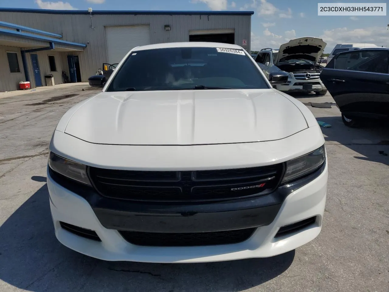 2C3CDXHG3HH543771 2017 Dodge Charger Sxt