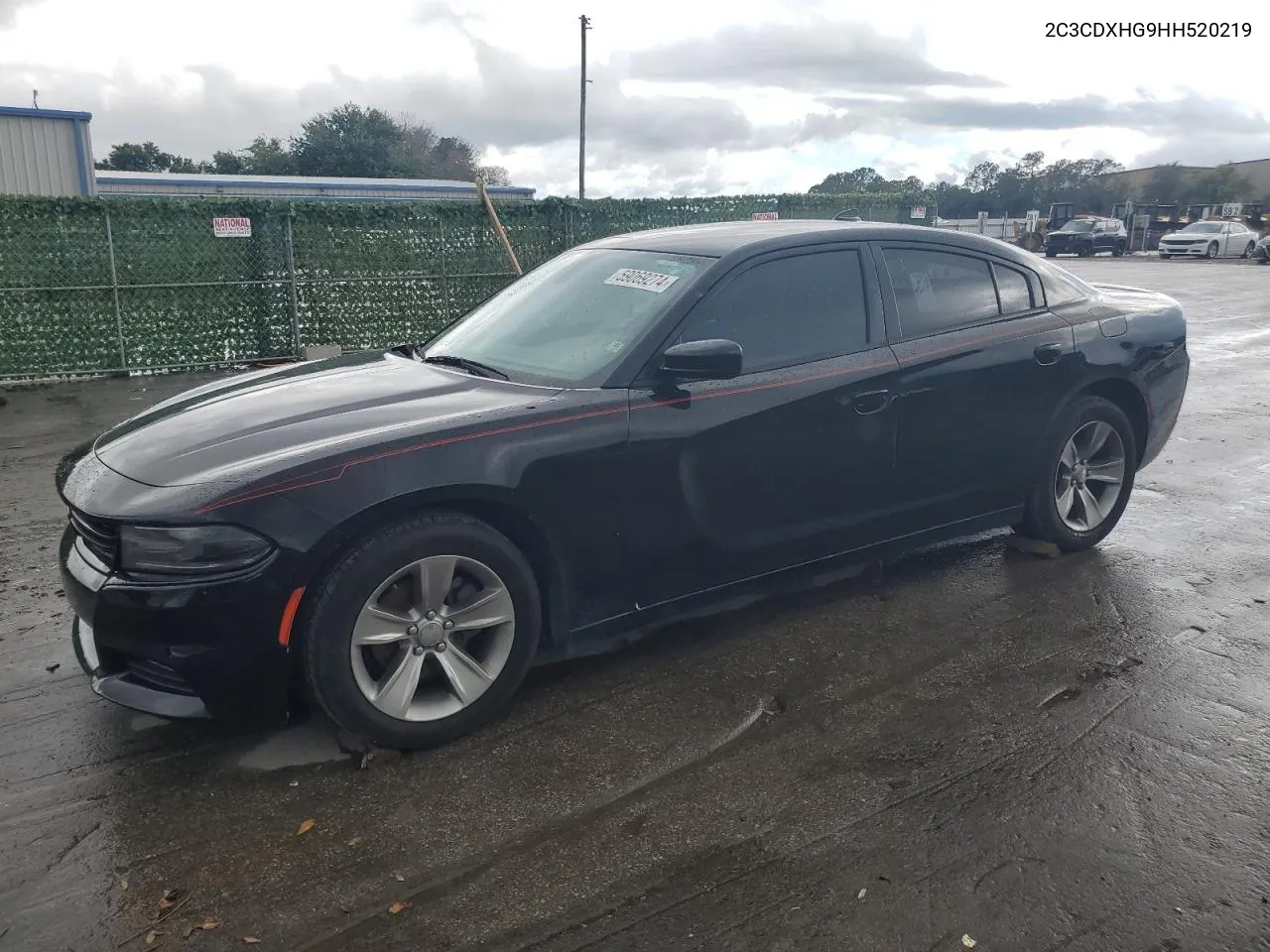 2017 Dodge Charger Sxt VIN: 2C3CDXHG9HH520219 Lot: 59069274