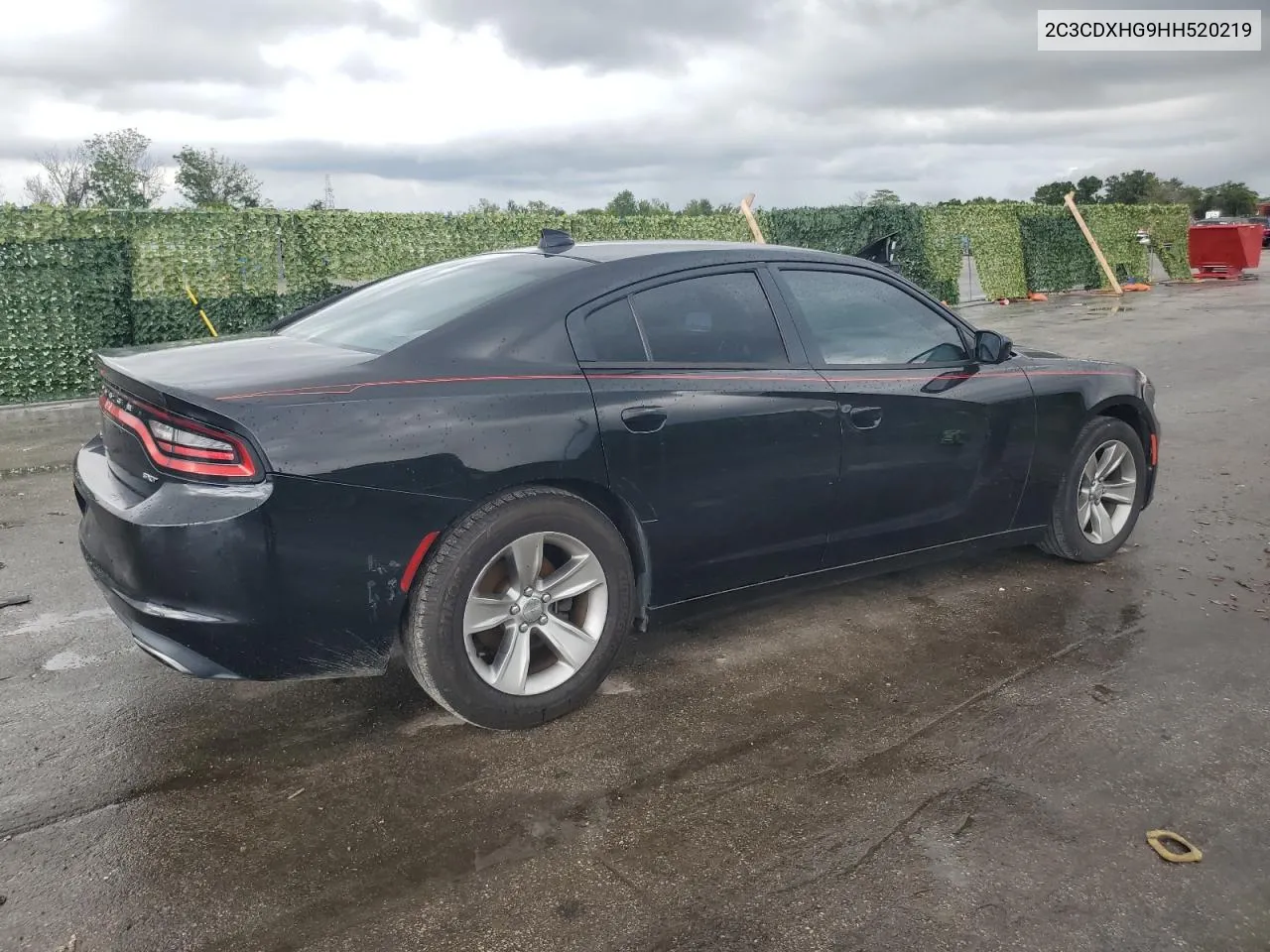 2017 Dodge Charger Sxt VIN: 2C3CDXHG9HH520219 Lot: 59069274