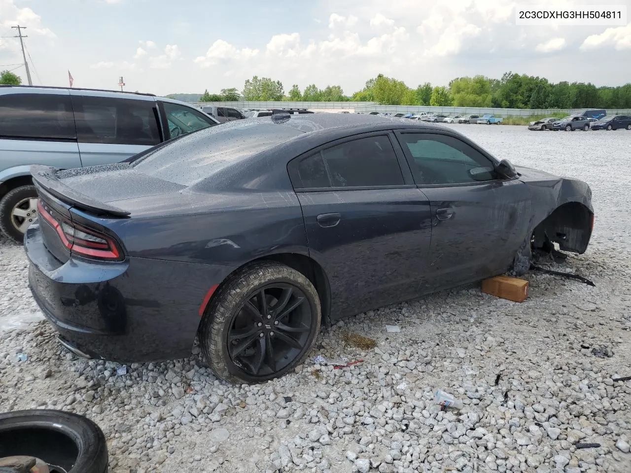 2017 Dodge Charger Sxt VIN: 2C3CDXHG3HH504811 Lot: 59632624