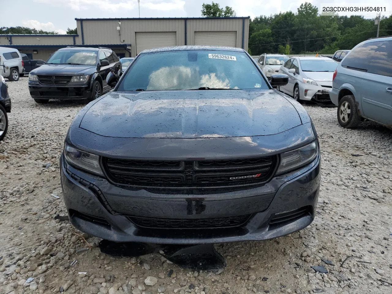 2017 Dodge Charger Sxt VIN: 2C3CDXHG3HH504811 Lot: 59632624