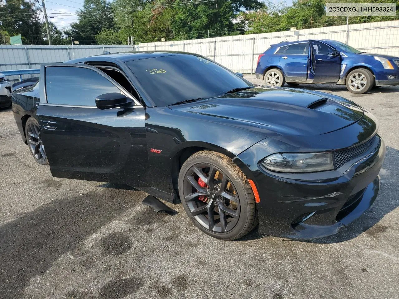 2017 Dodge Charger R/T 392 VIN: 2C3CDXGJ1HH593324 Lot: 60300684