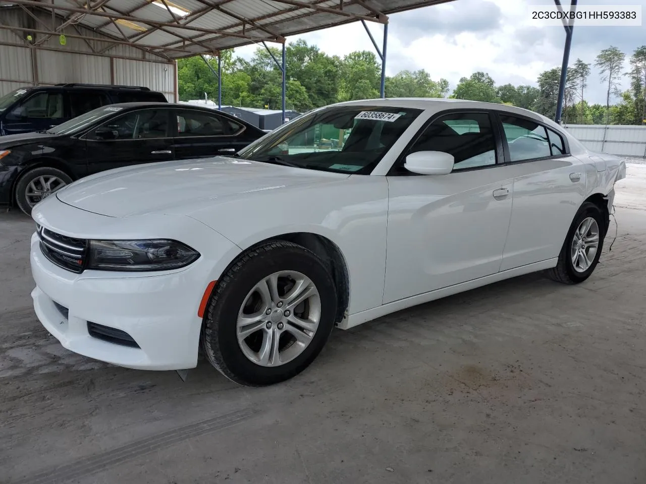 2C3CDXBG1HH593383 2017 Dodge Charger Se