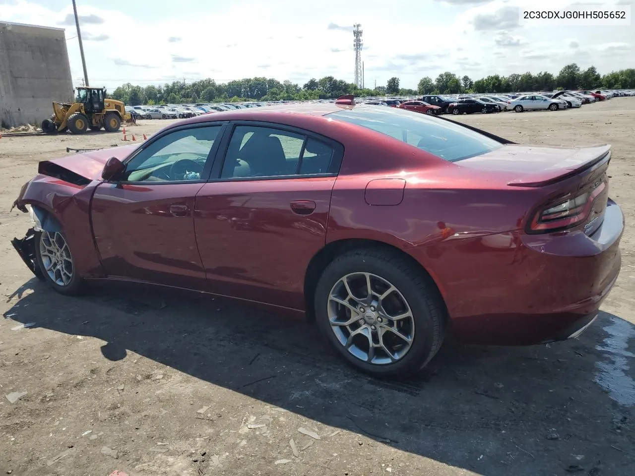 2017 Dodge Charger Sxt VIN: 2C3CDXJG0HH505652 Lot: 61458824