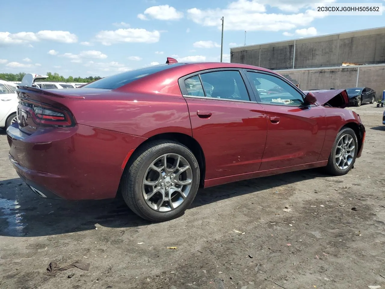 2017 Dodge Charger Sxt VIN: 2C3CDXJG0HH505652 Lot: 61458824