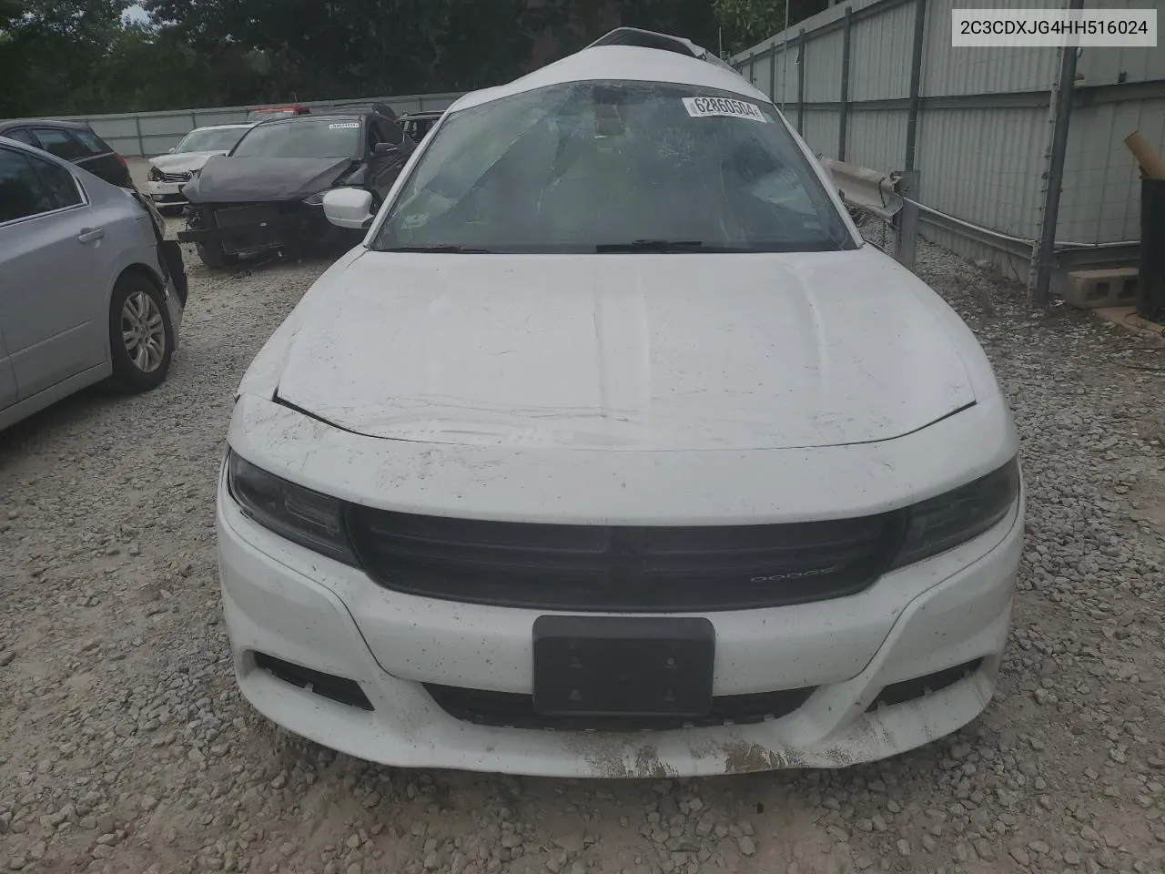 2017 Dodge Charger Sxt VIN: 2C3CDXJG4HH516024 Lot: 62860504