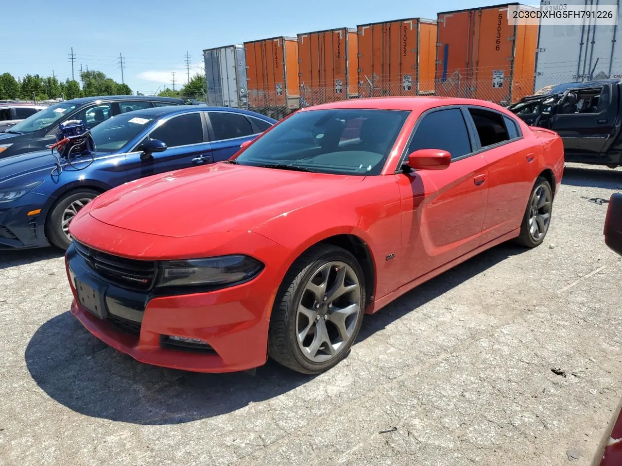 2C3CDXHG5FH791226 2017 Dodge Charger Sxt