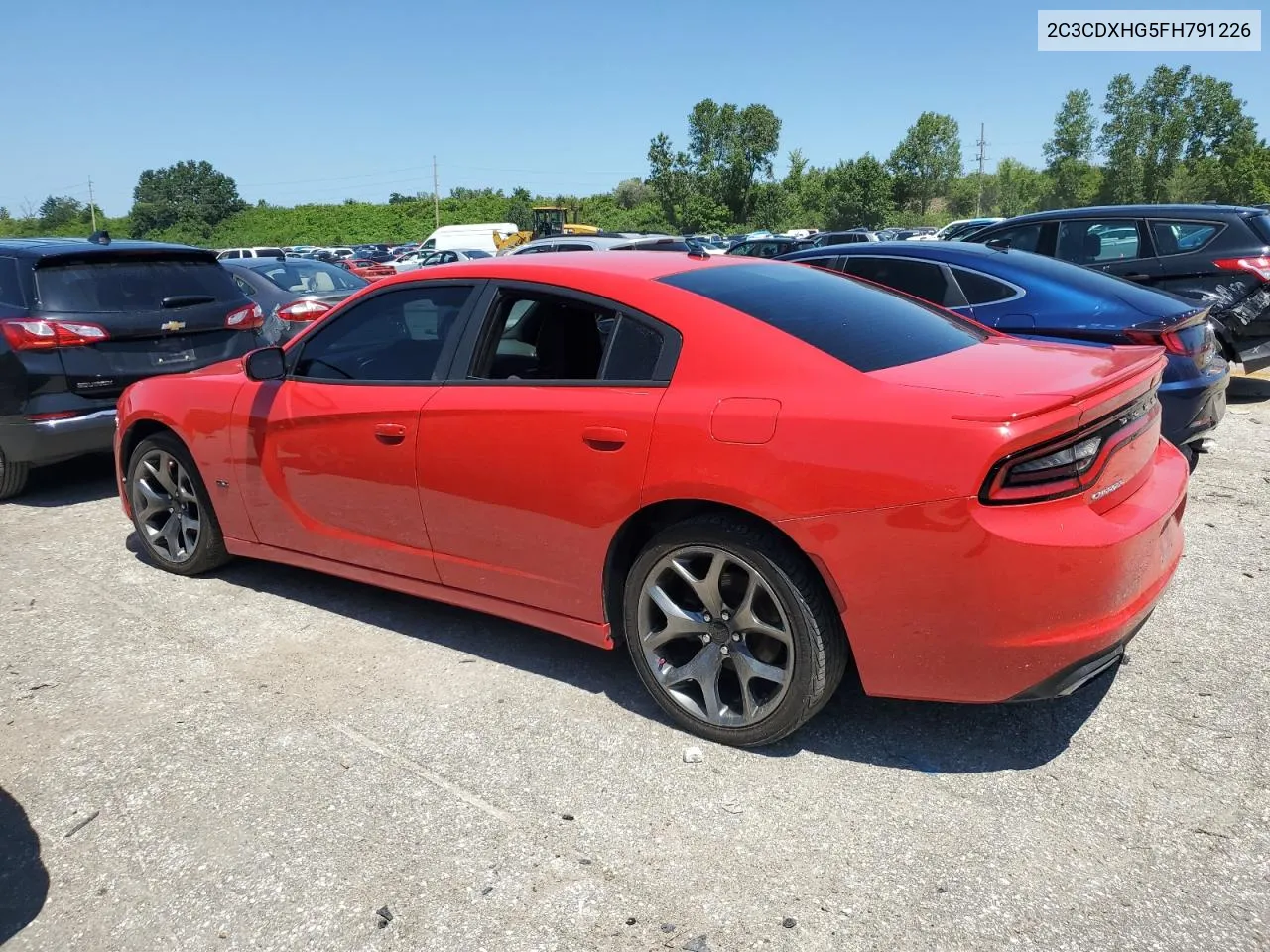 2017 Dodge Charger Sxt VIN: 2C3CDXHG5FH791226 Lot: 65367494