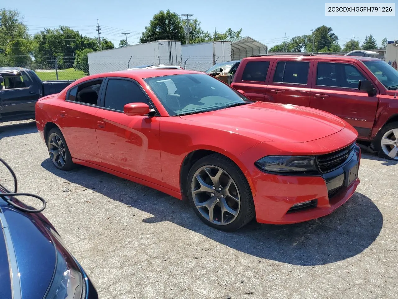 2C3CDXHG5FH791226 2017 Dodge Charger Sxt