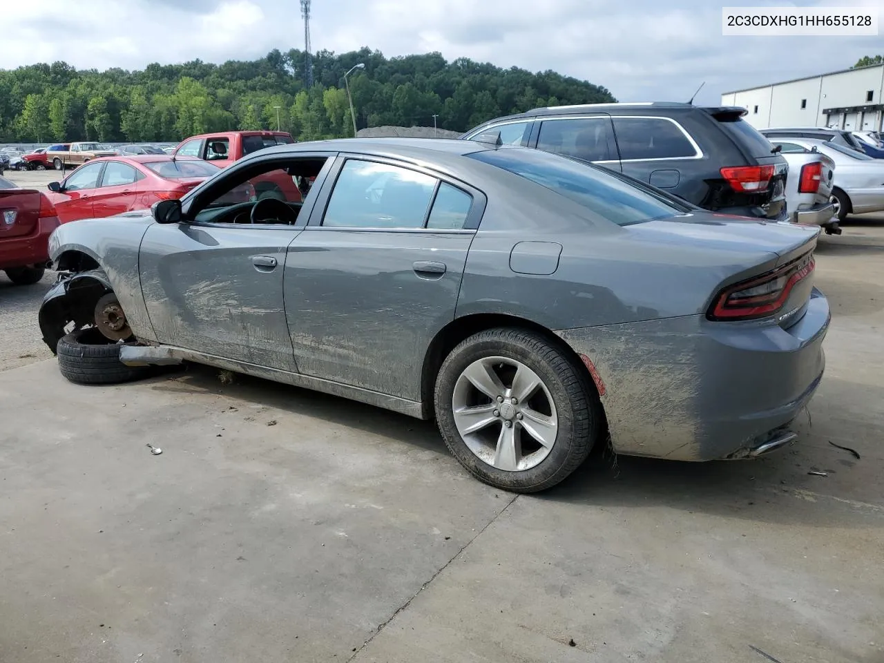 2017 Dodge Charger Sxt VIN: 2C3CDXHG1HH655128 Lot: 65994074