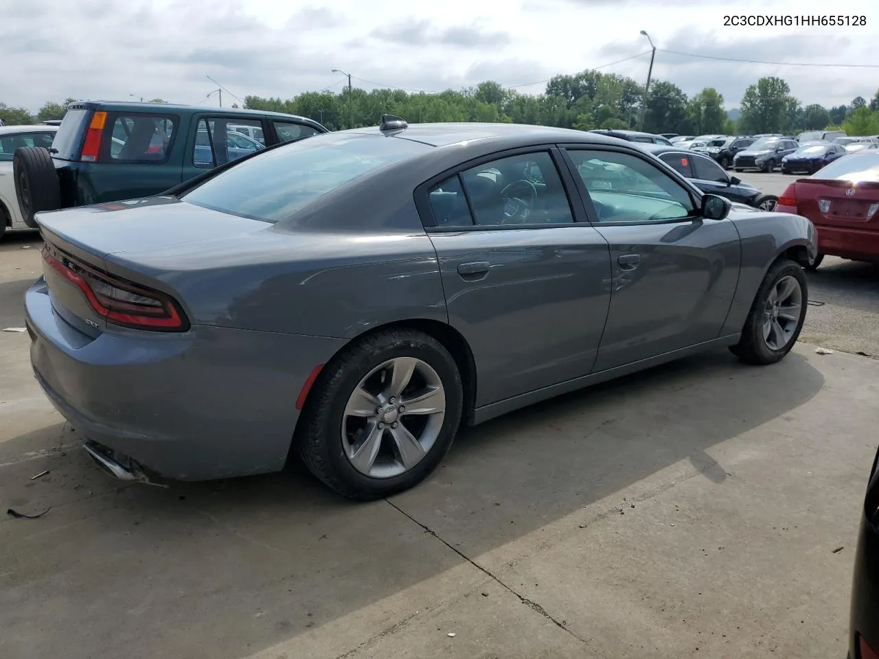 2017 Dodge Charger Sxt VIN: 2C3CDXHG1HH655128 Lot: 65994074