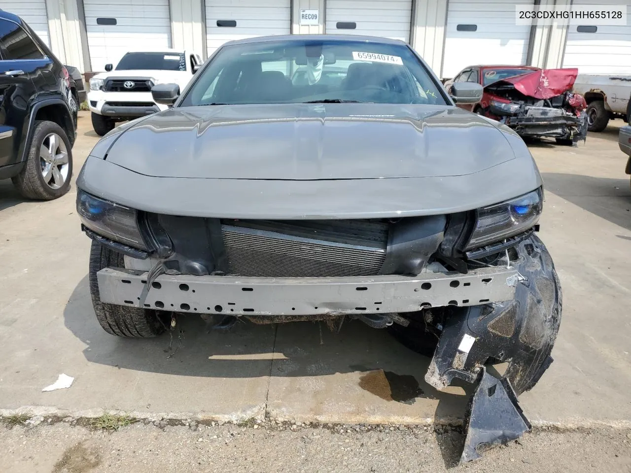 2017 Dodge Charger Sxt VIN: 2C3CDXHG1HH655128 Lot: 65994074