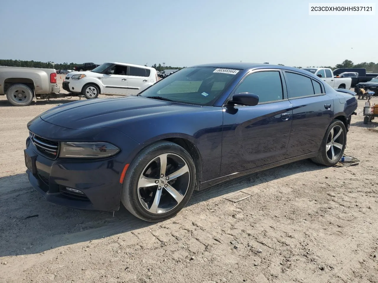 2017 Dodge Charger Sxt VIN: 2C3CDXHG0HH537121 Lot: 66566564