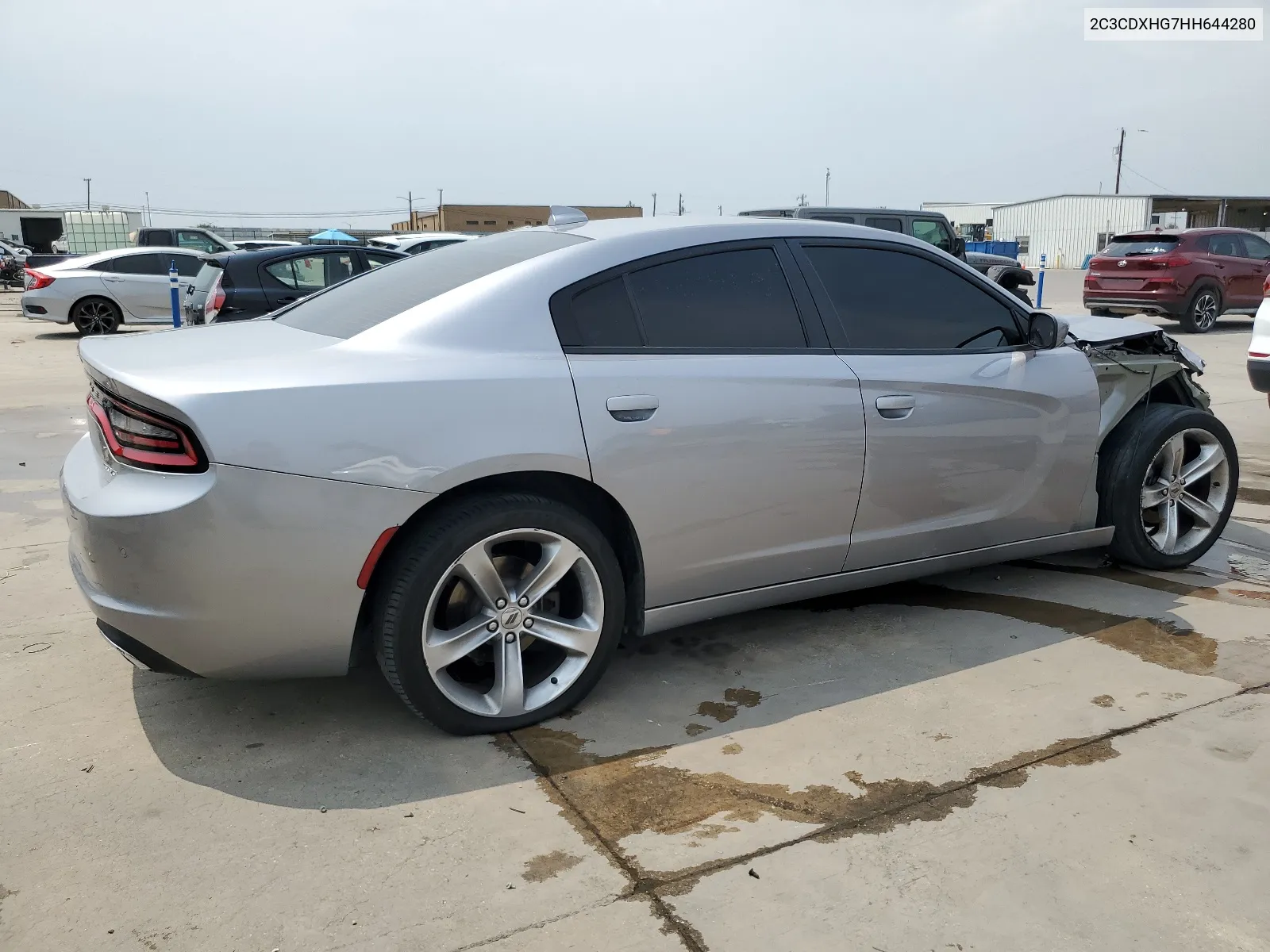 2017 Dodge Charger Sxt VIN: 2C3CDXHG7HH644280 Lot: 66593364