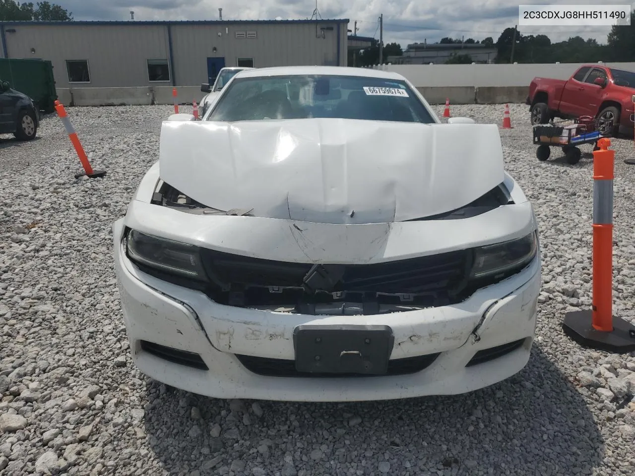 2017 Dodge Charger Sxt VIN: 2C3CDXJG8HH511490 Lot: 66759674