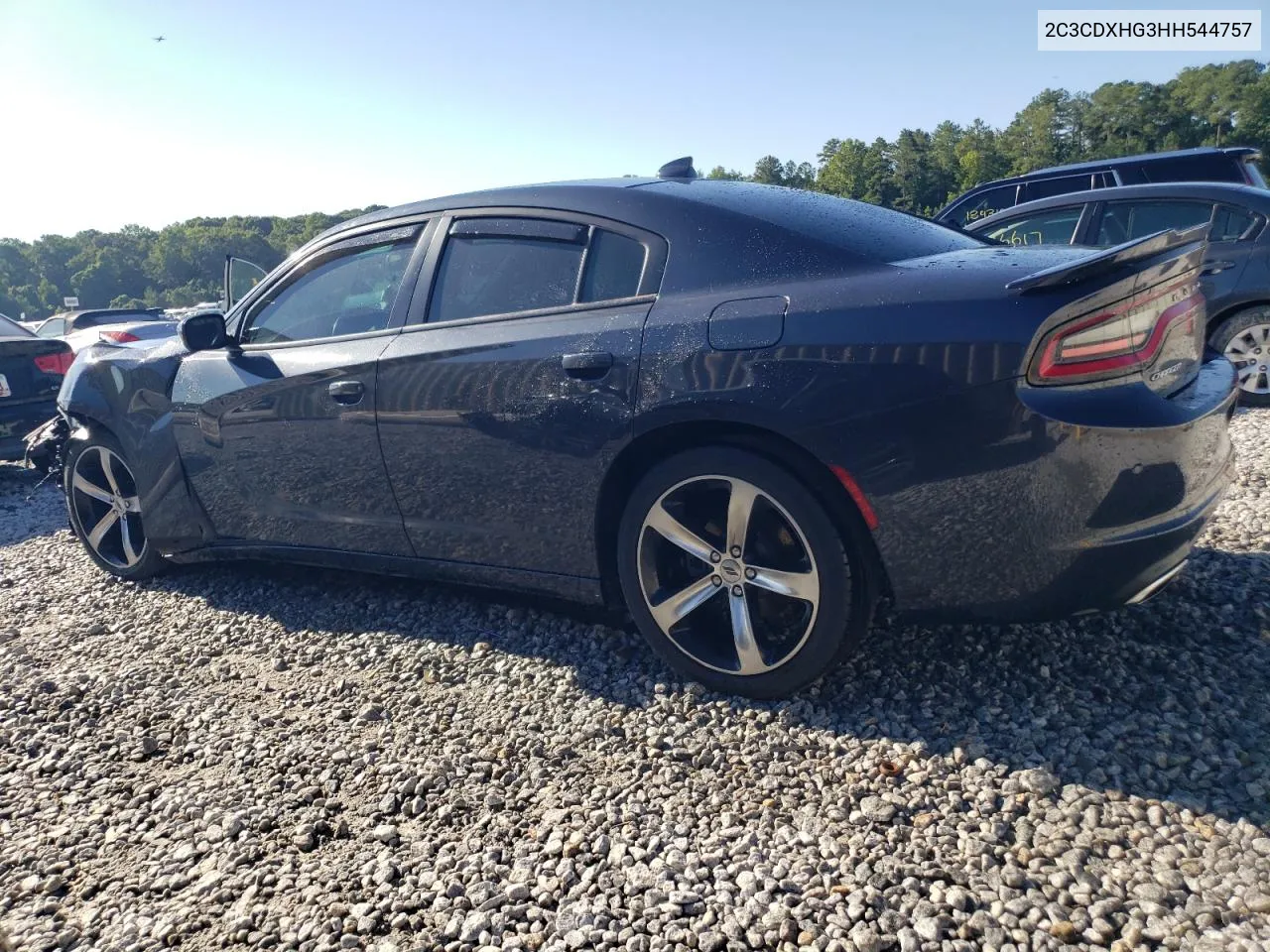 2017 Dodge Charger Sxt VIN: 2C3CDXHG3HH544757 Lot: 67763174