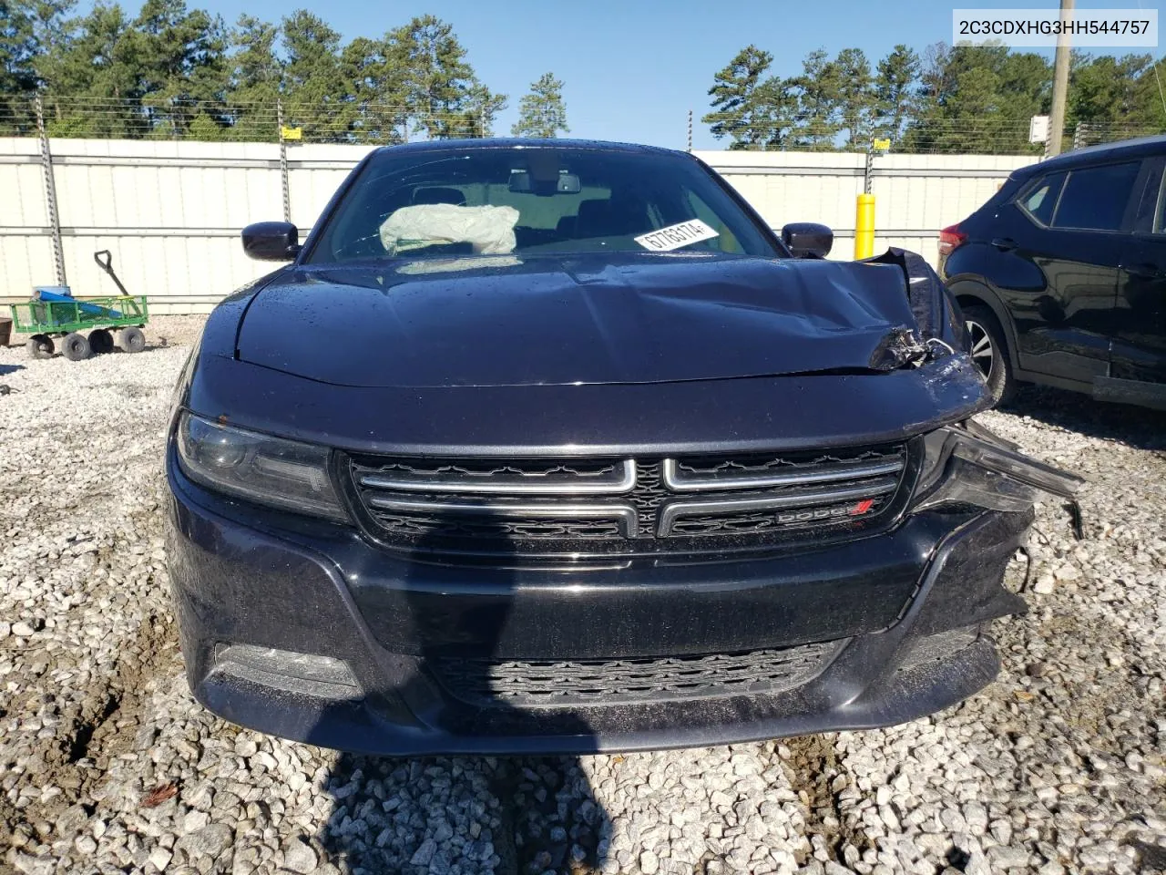 2017 Dodge Charger Sxt VIN: 2C3CDXHG3HH544757 Lot: 67763174