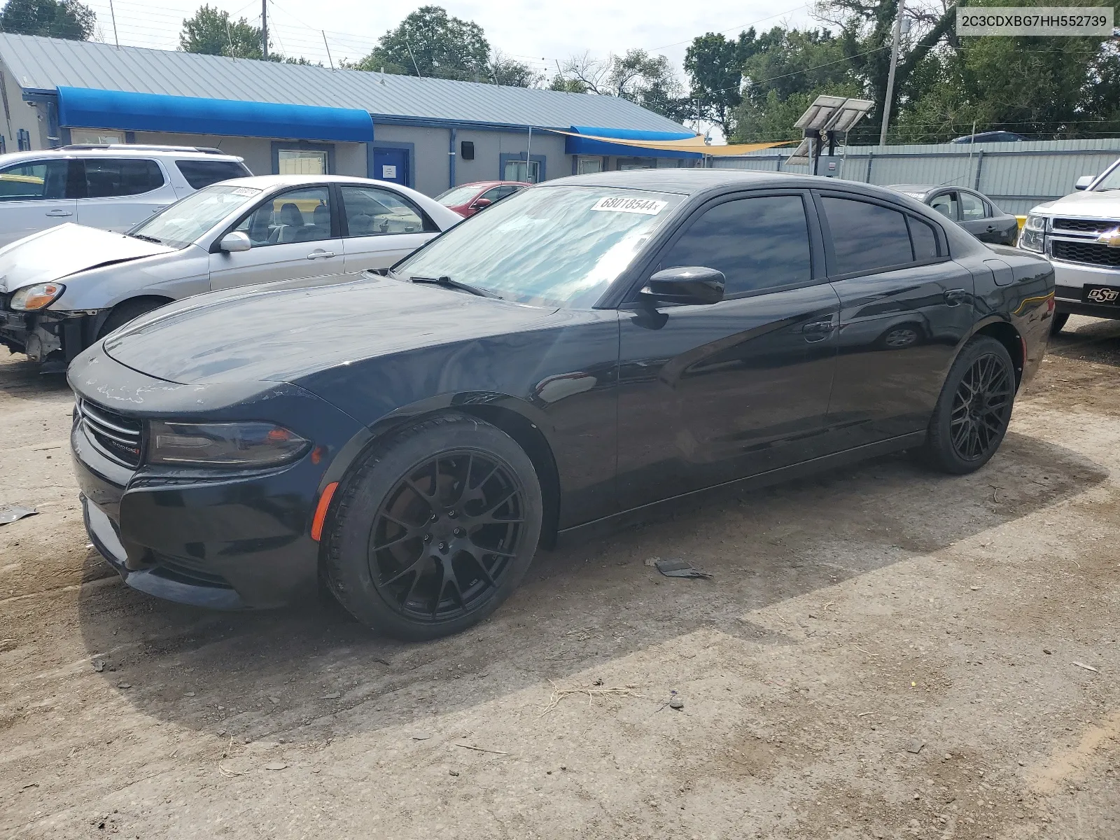 2017 Dodge Charger Se VIN: 2C3CDXBG7HH552739 Lot: 68018544