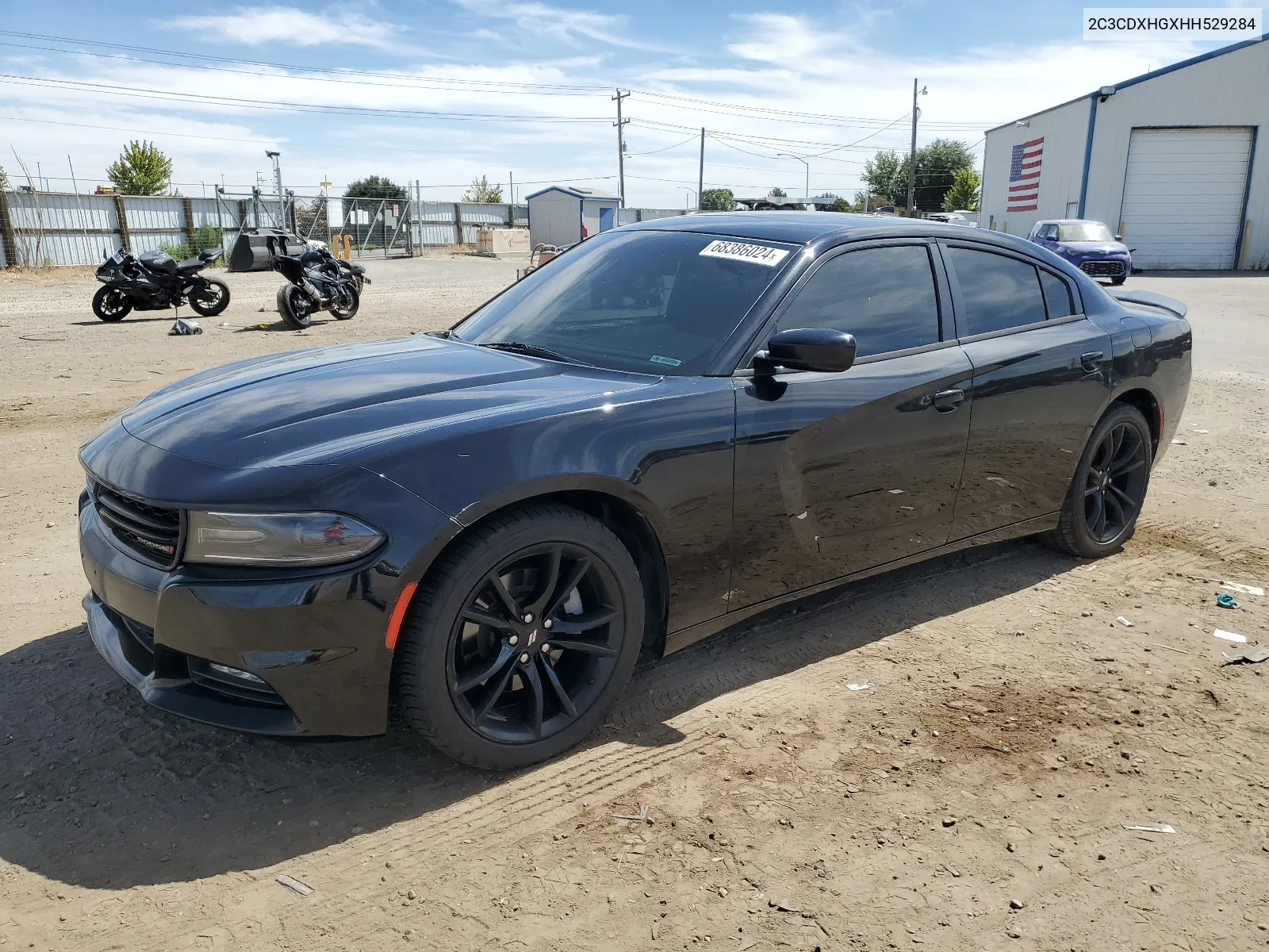 2C3CDXHGXHH529284 2017 Dodge Charger Sxt