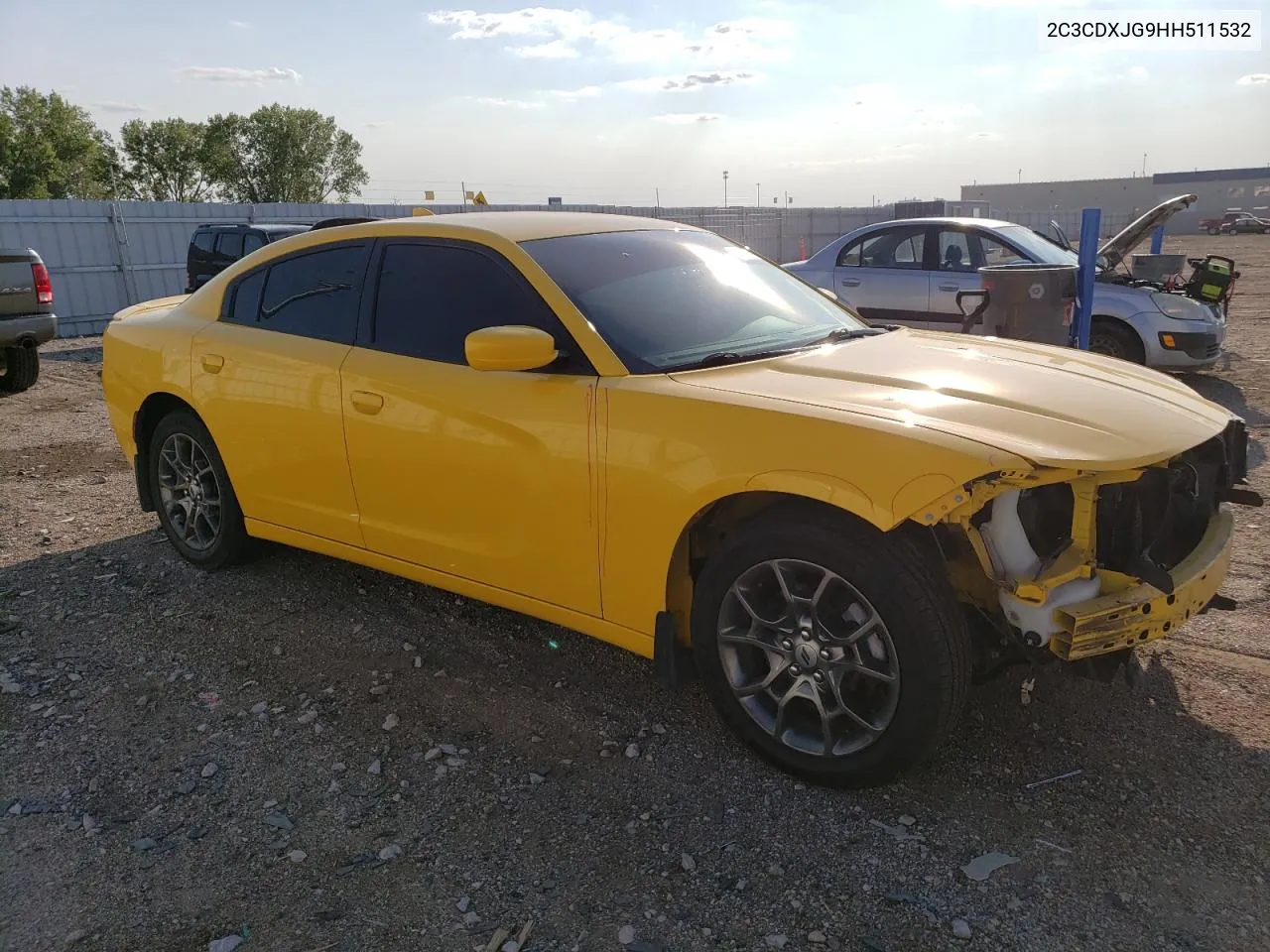 2017 Dodge Charger Sxt VIN: 2C3CDXJG9HH511532 Lot: 69579544