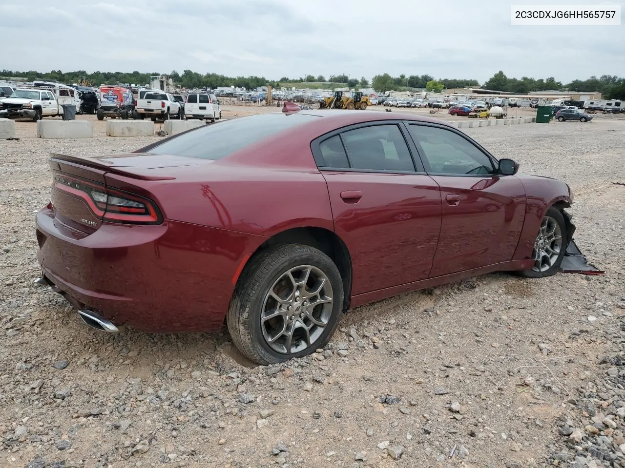 2017 Dodge Charger Sxt VIN: 2C3CDXJG6HH565757 Lot: 69977334