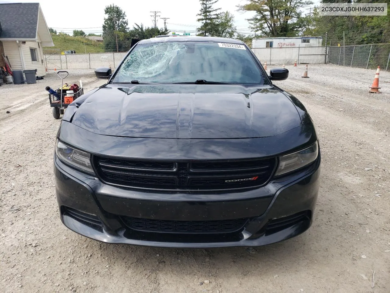 2017 Dodge Charger Sxt VIN: 2C3CDXJG0HH637293 Lot: 70322334