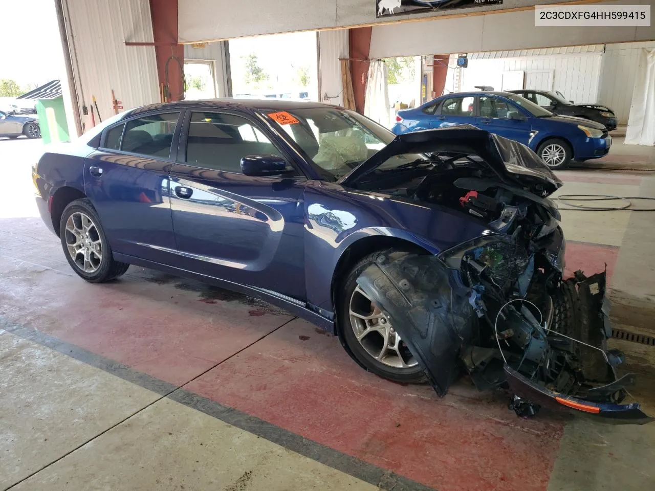 2017 Dodge Charger Se VIN: 2C3CDXFG4HH599415 Lot: 71032694