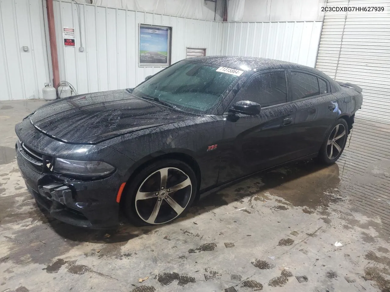 2017 Dodge Charger Se VIN: 2C3CDXBG7HH627939 Lot: 71315864