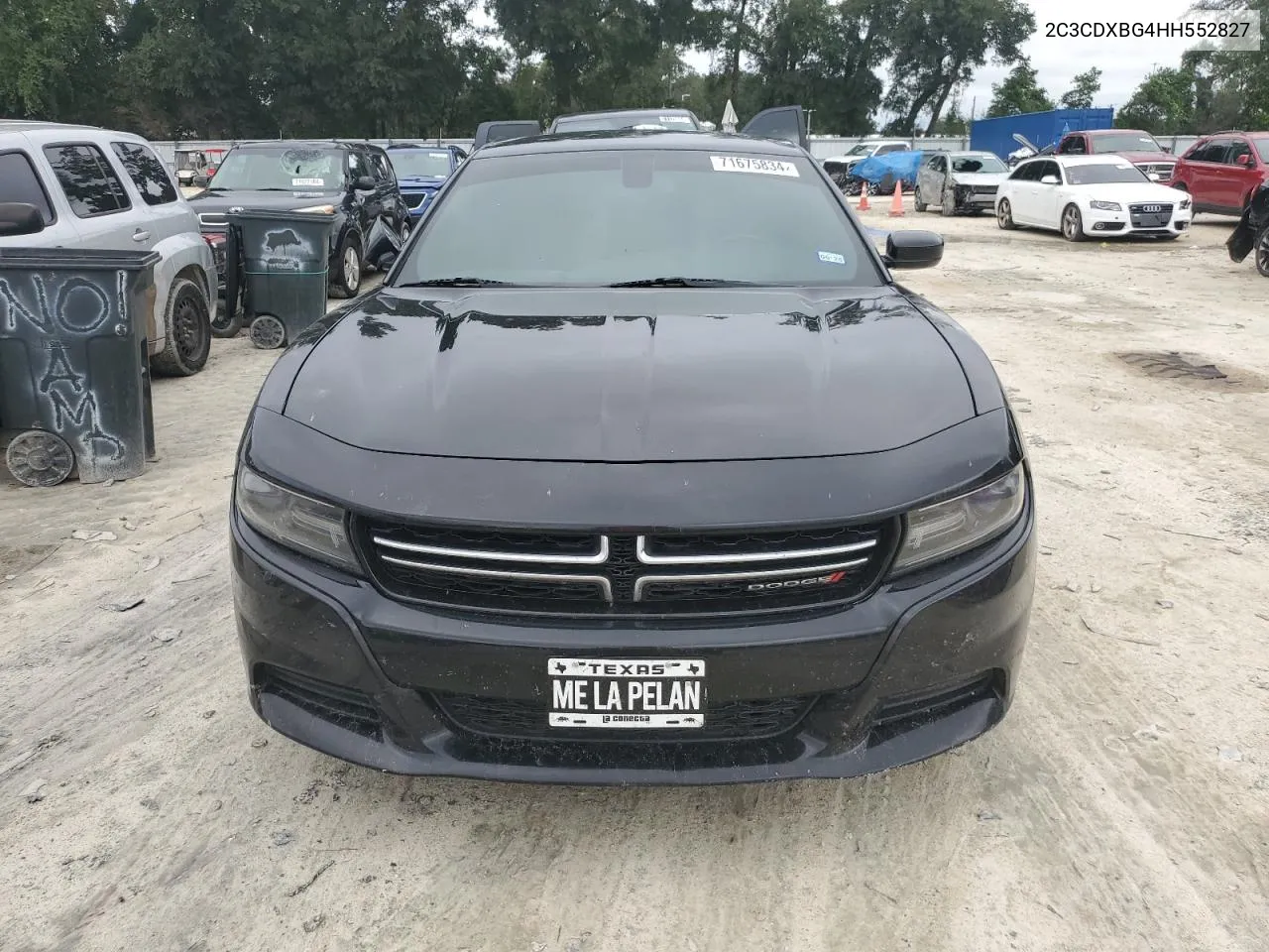 2C3CDXBG4HH552827 2017 Dodge Charger Se