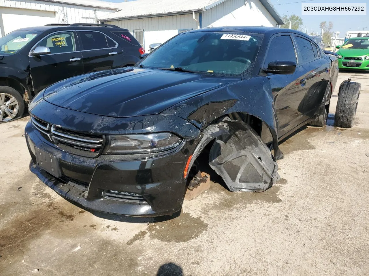 2C3CDXHG8HH667292 2017 Dodge Charger Sxt