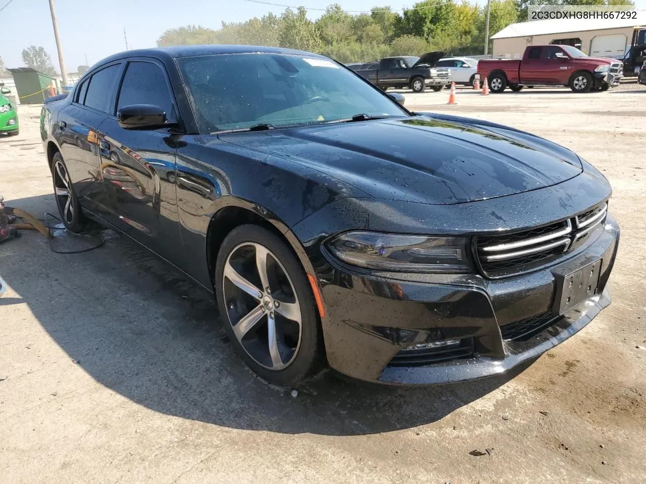 2017 Dodge Charger Sxt VIN: 2C3CDXHG8HH667292 Lot: 71936644